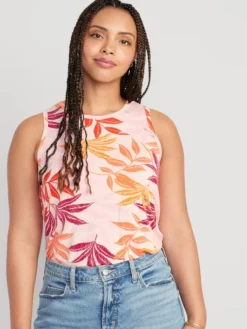 Old Navy Sleeveless Luxe Floral-Print T-Shirt For Women -Eddie Bauer Store https3A2F2Foldnavy.gapcanada.ca2Fwebcontent2F00532F4202F5752Fcn53420575.jpg 640x