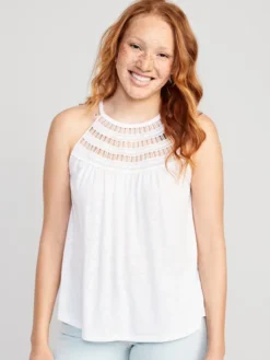 Old Navy Sleeveless Crochet-Trim Linen-Blend Top For Women -Eddie Bauer Store https3A2F2Foldnavy.gapcanada.ca2Fwebcontent2F00532F4222F4412Fcn53422441.jpg 640x