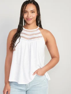 Old Navy Sleeveless Crochet-Trim Linen-Blend Top For Women -Eddie Bauer Store https3A2F2Foldnavy.gapcanada.ca2Fwebcontent2F00532F4222F7852Fcn53422785.jpg 640x
