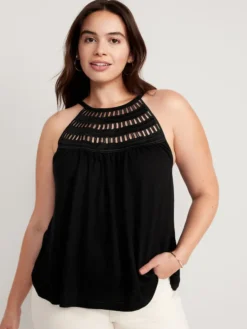 Old Navy Sleeveless Crochet-Trim Linen-Blend Top For Women -Eddie Bauer Store https3A2F2Foldnavy.gapcanada.ca2Fwebcontent2F00532F4552F2292Fcn53455229.jpg 640x