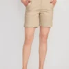 Old Navy High-Waisted Uniform Bermuda Shorts For Women -- 7-inch Inseam