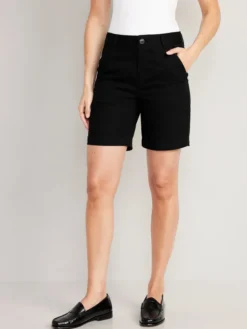 Old Navy High-Waisted Uniform Bermuda Shorts For Women -- 7-inch Inseam -Eddie Bauer Store https3A2F2Foldnavy.gapcanada.ca2Fwebcontent2F00532F5582F9722Fcn53558972.jpg 640x