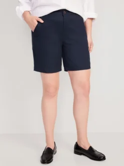 Old Navy High-Waisted Uniform Bermuda Shorts For Women -- 7-inch Inseam -Eddie Bauer Store https3A2F2Foldnavy.gapcanada.ca2Fwebcontent2F00532F6572F7002Fcn53657700.jpg 640x