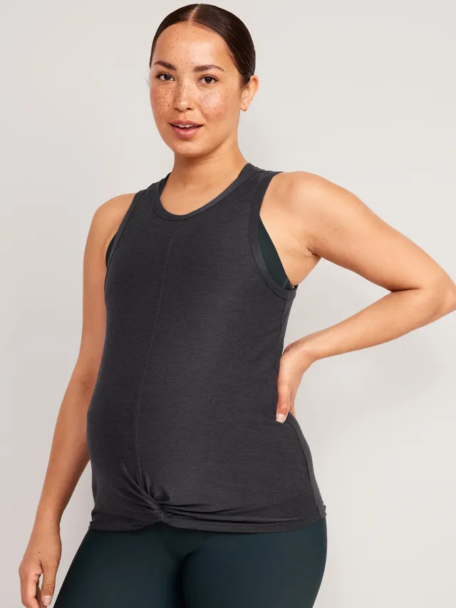 Old Navy Maternity Sleeveless Cloud 94 Soft Twist-Front Top 3 Old Navy Maternity Sleeveless Cloud 94 Soft Twist-Front Top
