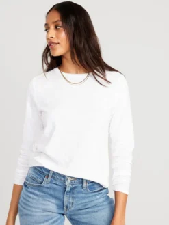 Old Navy EveryWear Long-Sleeve Slub-Knit T-Shirt For Women -Eddie Bauer Store https3A2F2Foldnavy.gapcanada.ca2Fwebcontent2F00532F6682F0702Fcn53668070.jpg 640x