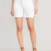Old Navy High-Waisted Button-Fly OG Straight White-Wash Side-Slit Cut-Off Jean Shorts For Women -- 5-inch Inseam -Eddie Bauer Store https3A2F2Foldnavy.gapcanada.ca2Fwebcontent2F00532F7692F8222Fcn53769822.jpg 640x