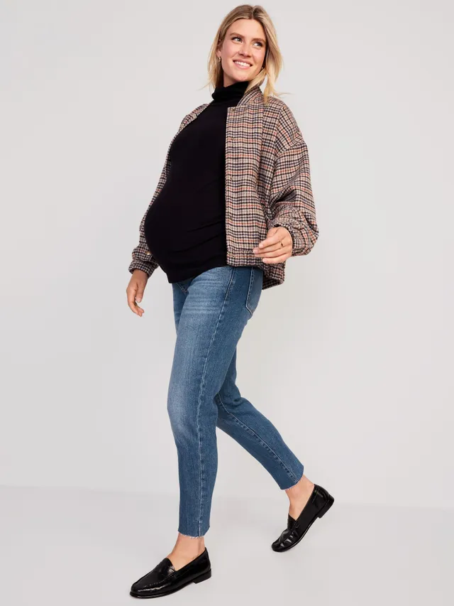 Old Navy Maternity Full-Panel O.G. Straight Ripped Jeans 5 Old Navy Maternity Full-Panel O.G. Straight Ripped Jeans - Image 3