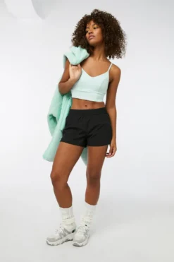 Ardene MOVE Smooth Stretch Dolphin Shorts In | Size | Polyester/Spandex/Elastane