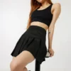 Ardene Micro Mini Pleated Skirt In Black | Size | Polyester/Viscose