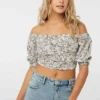 Ardene Ultra Crop Puff Sleeve Top With Shirring Detail | Size | Rayon -Eddie Bauer Store https3A2F2Fwww.ardene.com2Fon2Fdemandware.static2F 2FSites master catalog2Fdefault2Fdwe24e8eb02Fimages2Flarge2F3B AP31186 07 33667b39 0798 4e76 9e75 9c93ab728192.jpg 640x