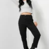 Ardene Carpenter Jeans In Black | Size | Polyester/Spandex/Cotton